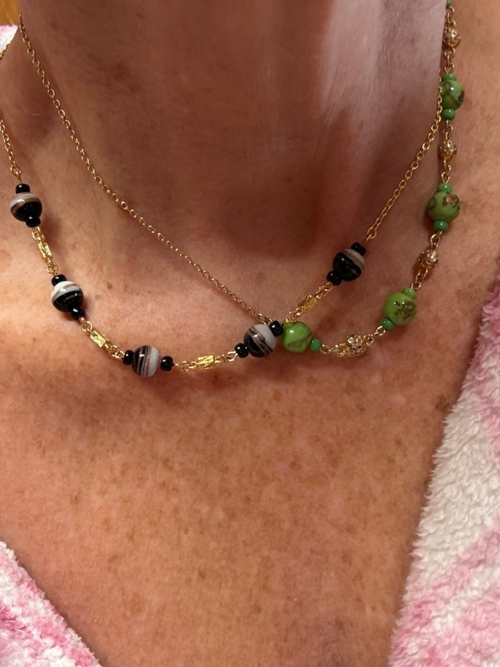 Vintage Murano Glass Necklaces 
From Italy in the 60’s
These are So Pretty!